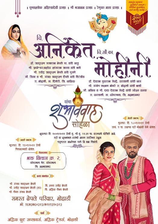 Free Digital Marathi Wedding Card TemplatesDownload & Share!