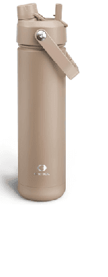 Insulated Water Bottle w/ Straw Stainless Steel Water Bottle
