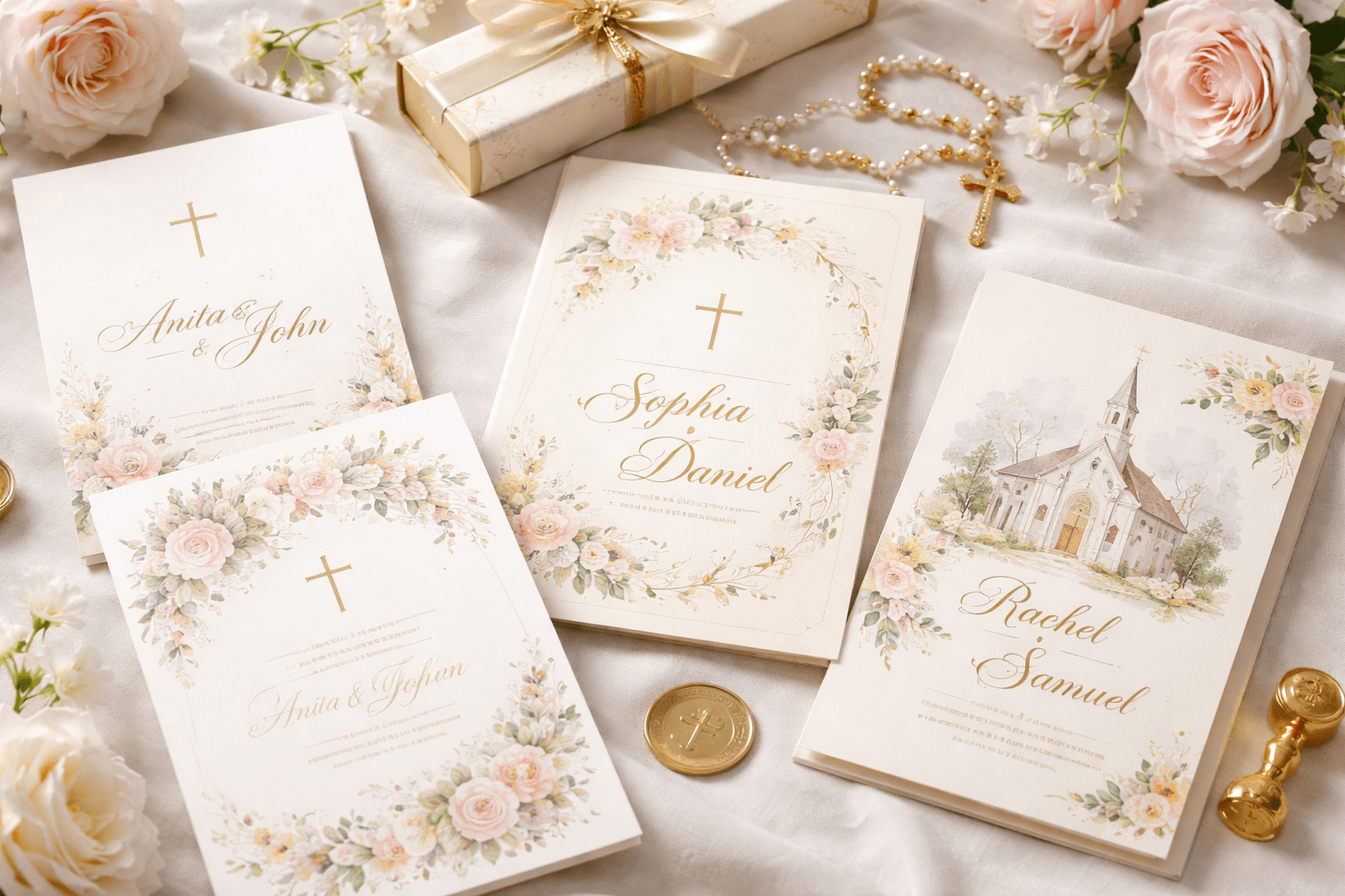 Premium Wedding Invitation Card by Vishakha Collections