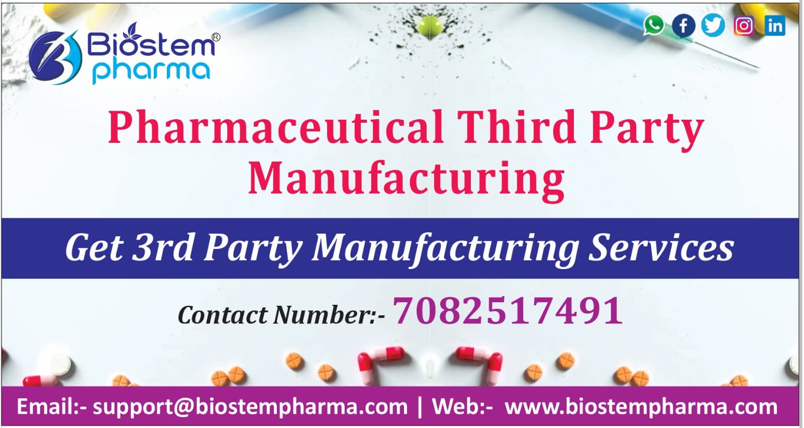 Pharmaceutical third party Manufacturing
