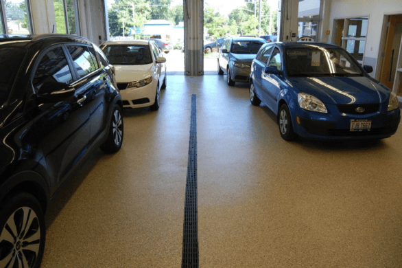 Polyaspartic Floor Coating Triumphs Over Epoxy for Cleveland Garage Flooring