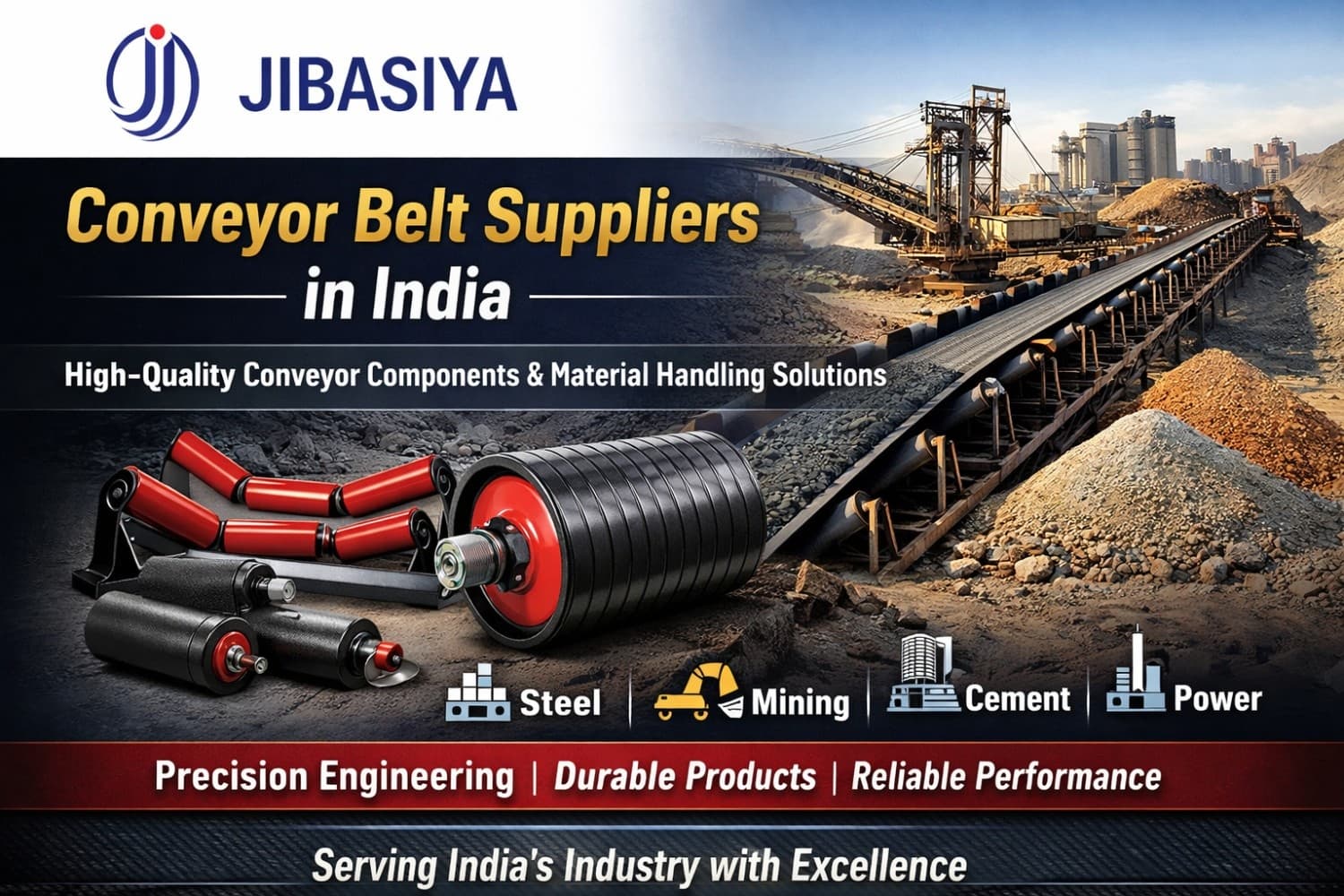 Jibasiya Industries – Durable Conveyor Belt Manufacturers