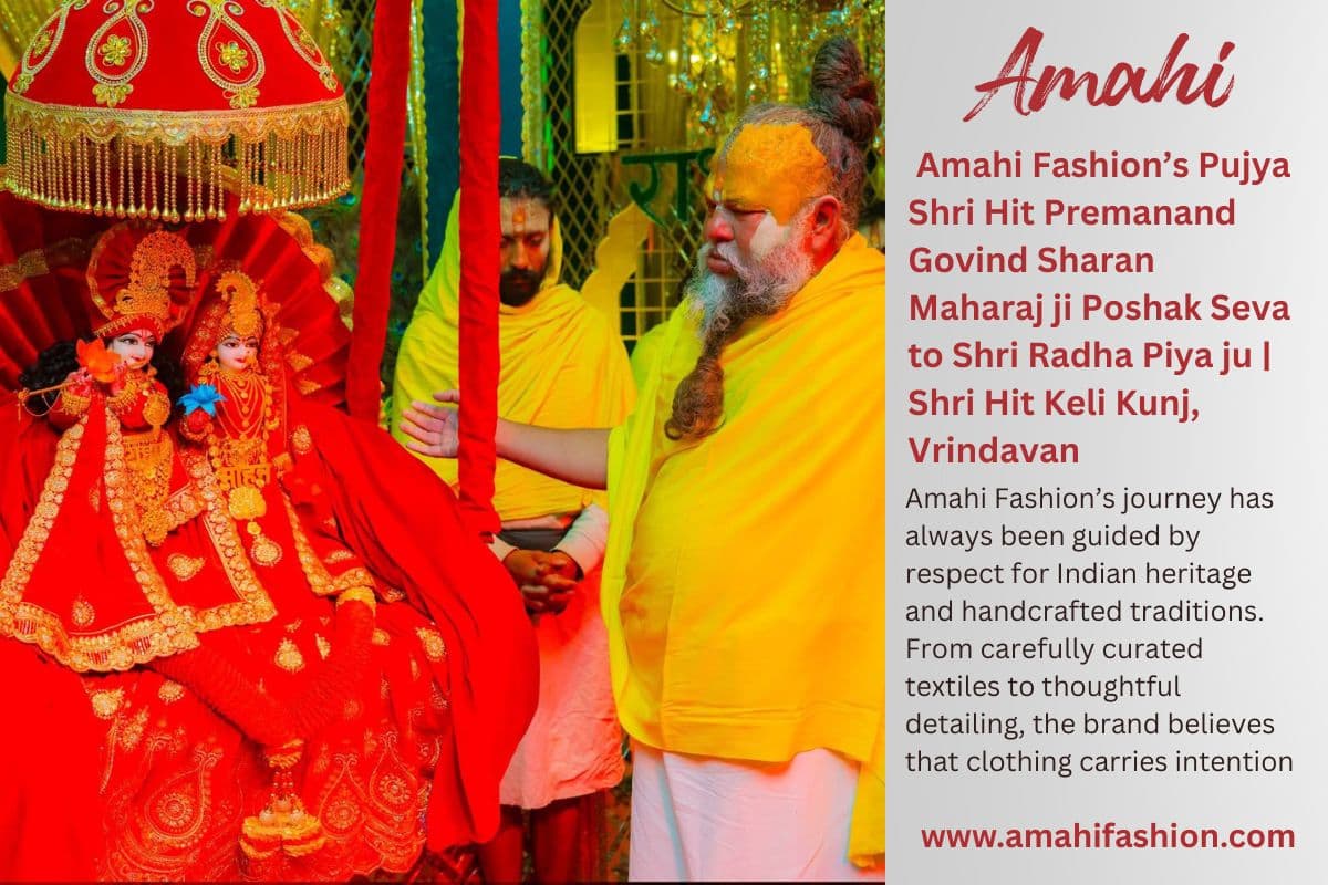 Amahi Fashion’s Pujya Shri Hit Premanand Maharaj
