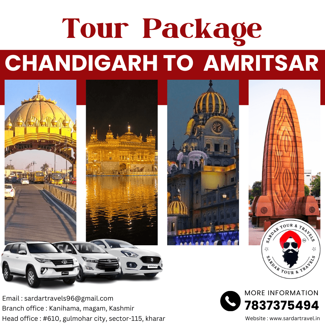 Chandigarh to Amritsar Tour