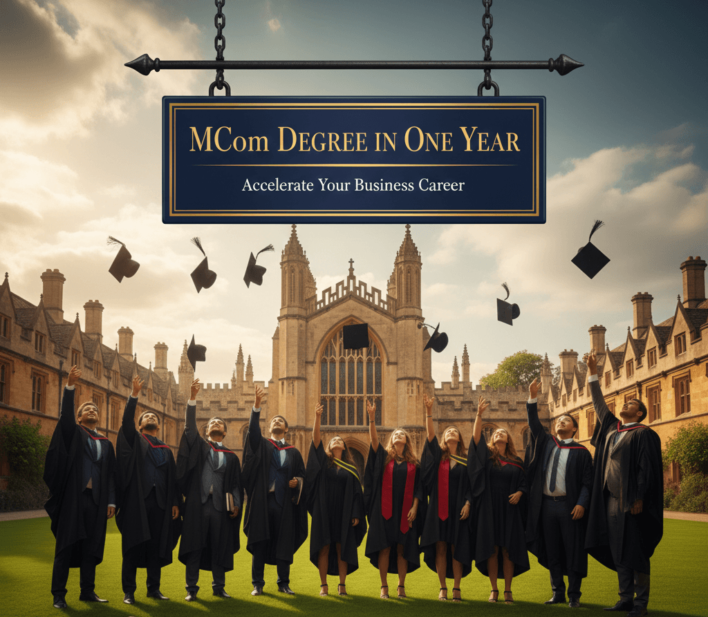 M.Com Degree in One Year