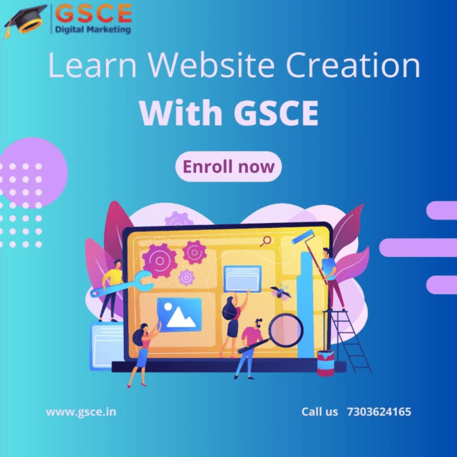 Web Designing Institute in Munirka | GSCE