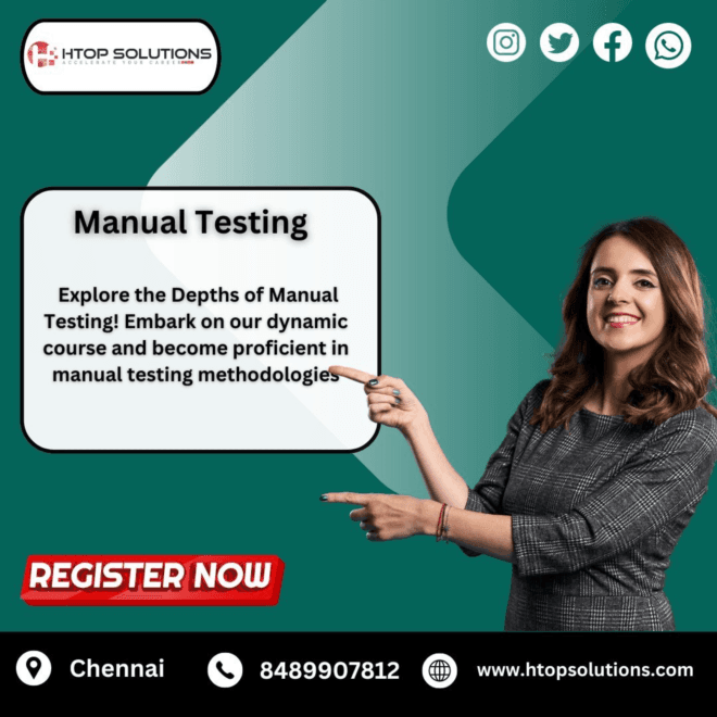Software Testing Training institutes in Chennai with placements