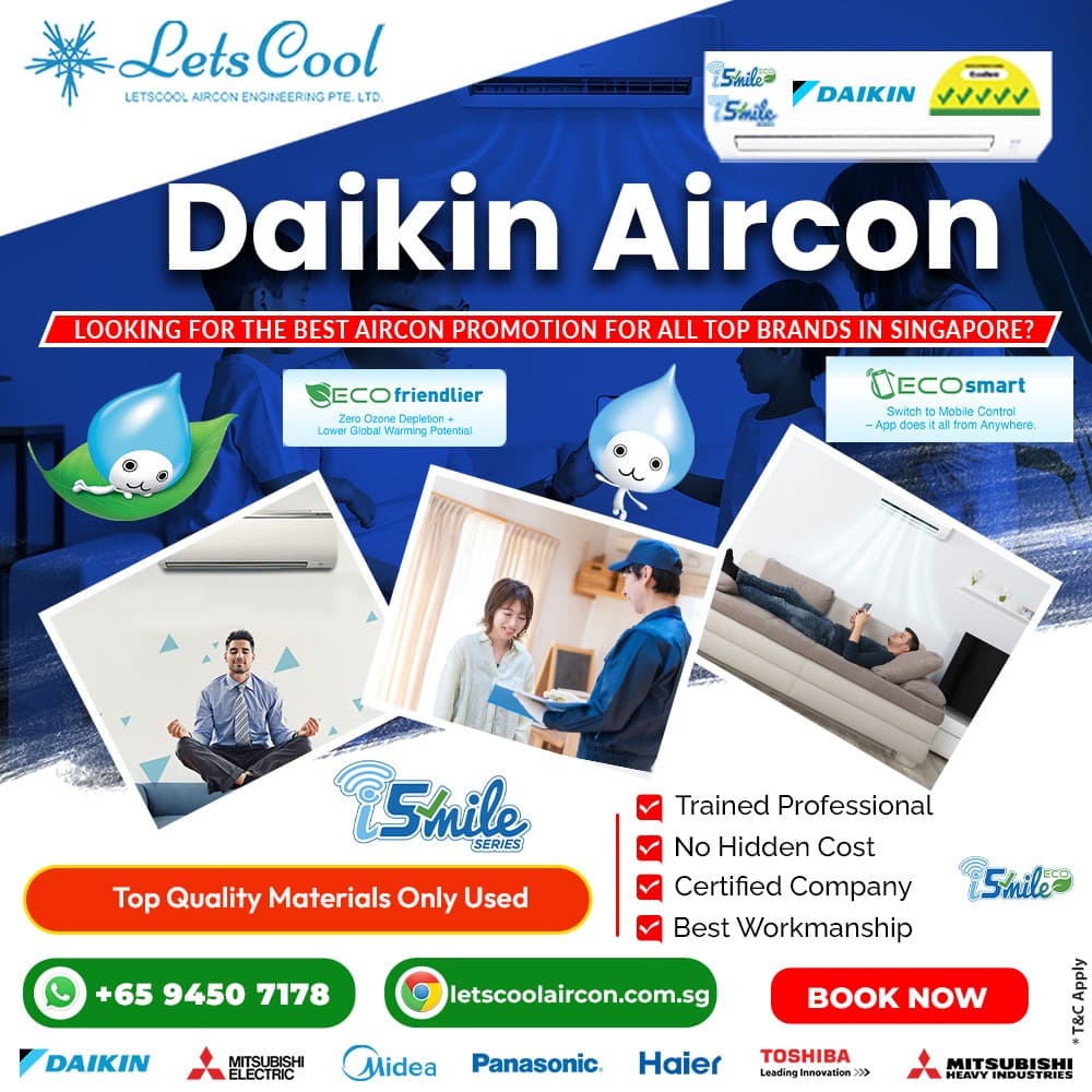 Best Aircon Brand for HDB Flats in Singapore