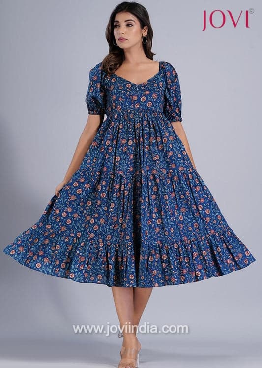 Indian Casual Cotton Dresses for Women By JOVI INDIA 
