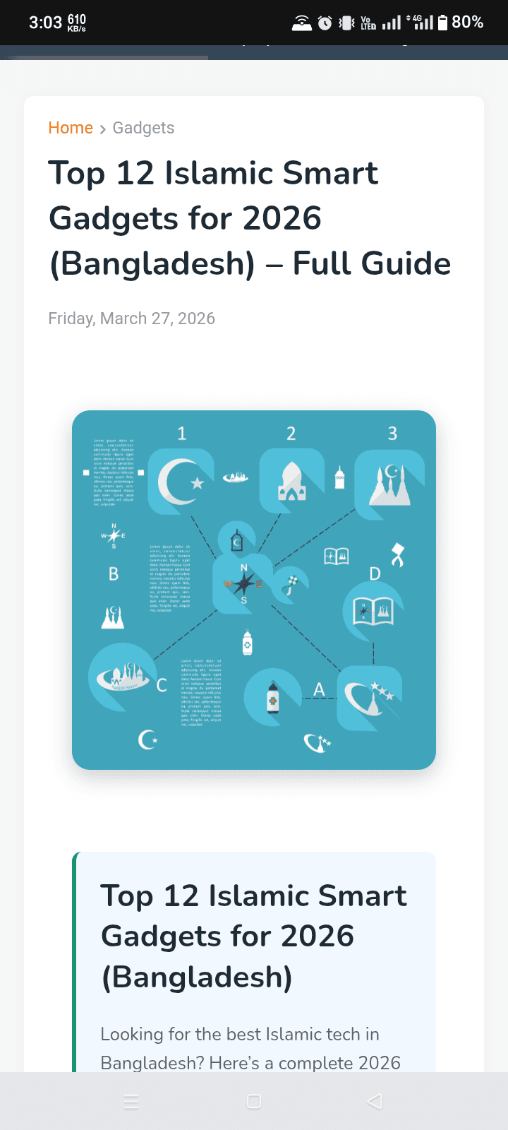 Top 12 Islamic Smart Gadgets for 2026 (Bangladesh)