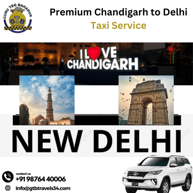 Prestige Rides: Chandigarh to Delhi Executive Taxi Service