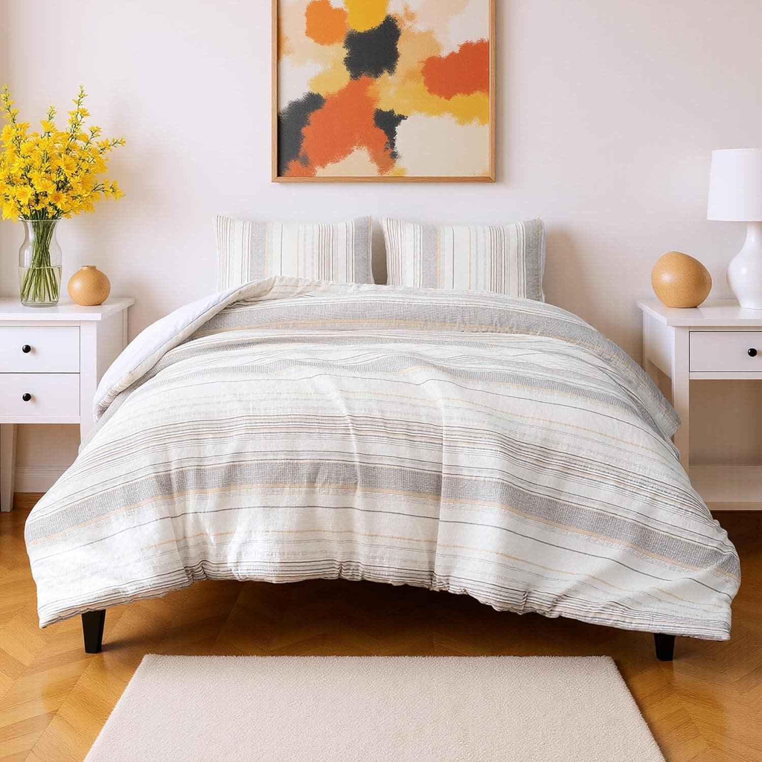 Amazon Basics Comforter Set, 3-Piece