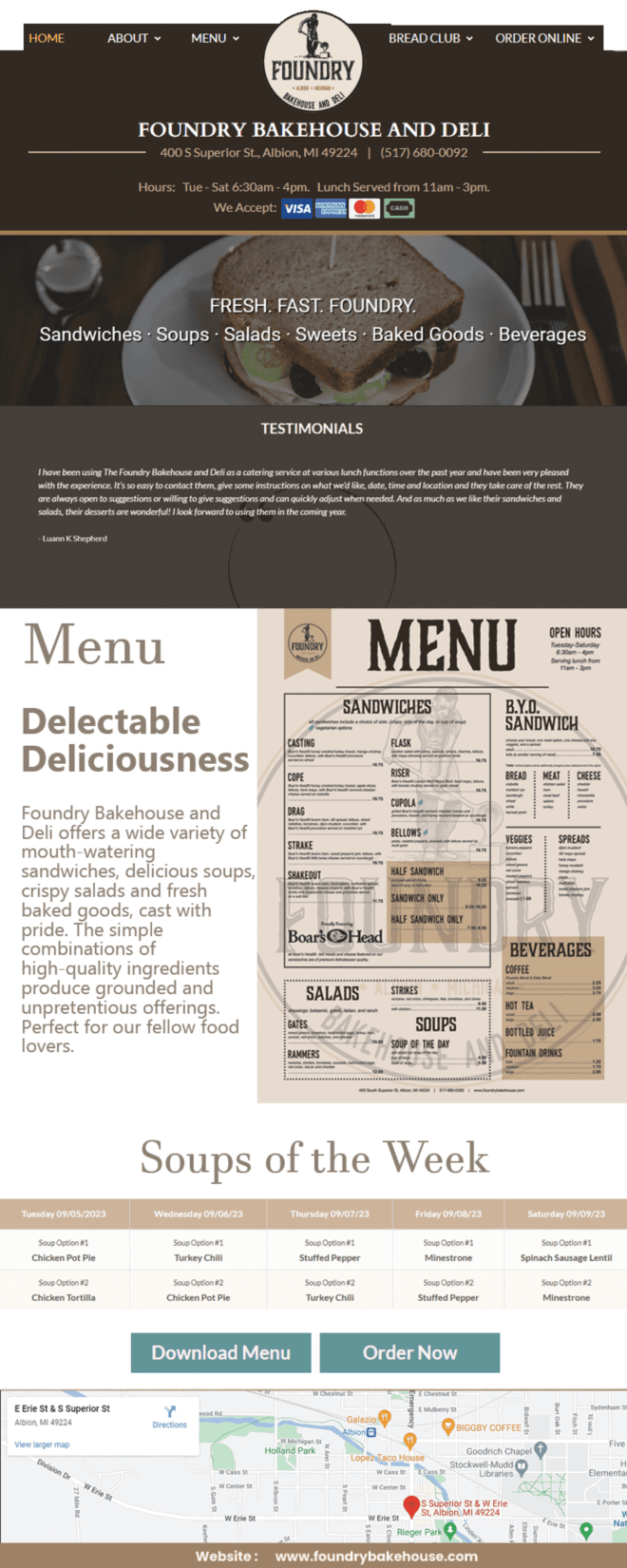Albion's Breakfast Gem: Foundry Bakehouse and Deli