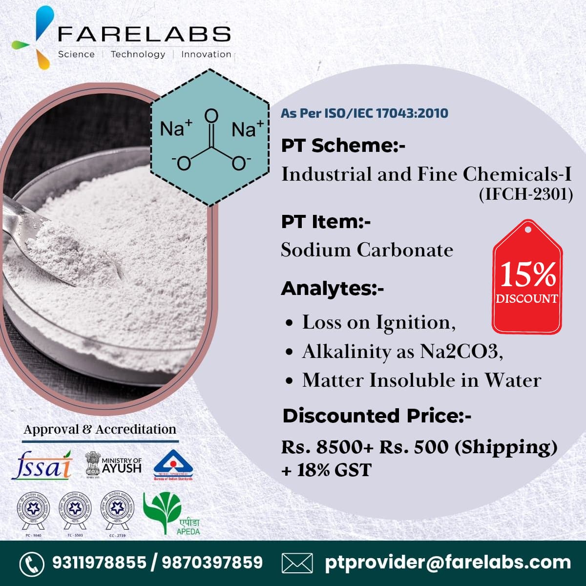 Laboratory for Shelf Life Testing | FARE LABS Pvt. Ltd. 