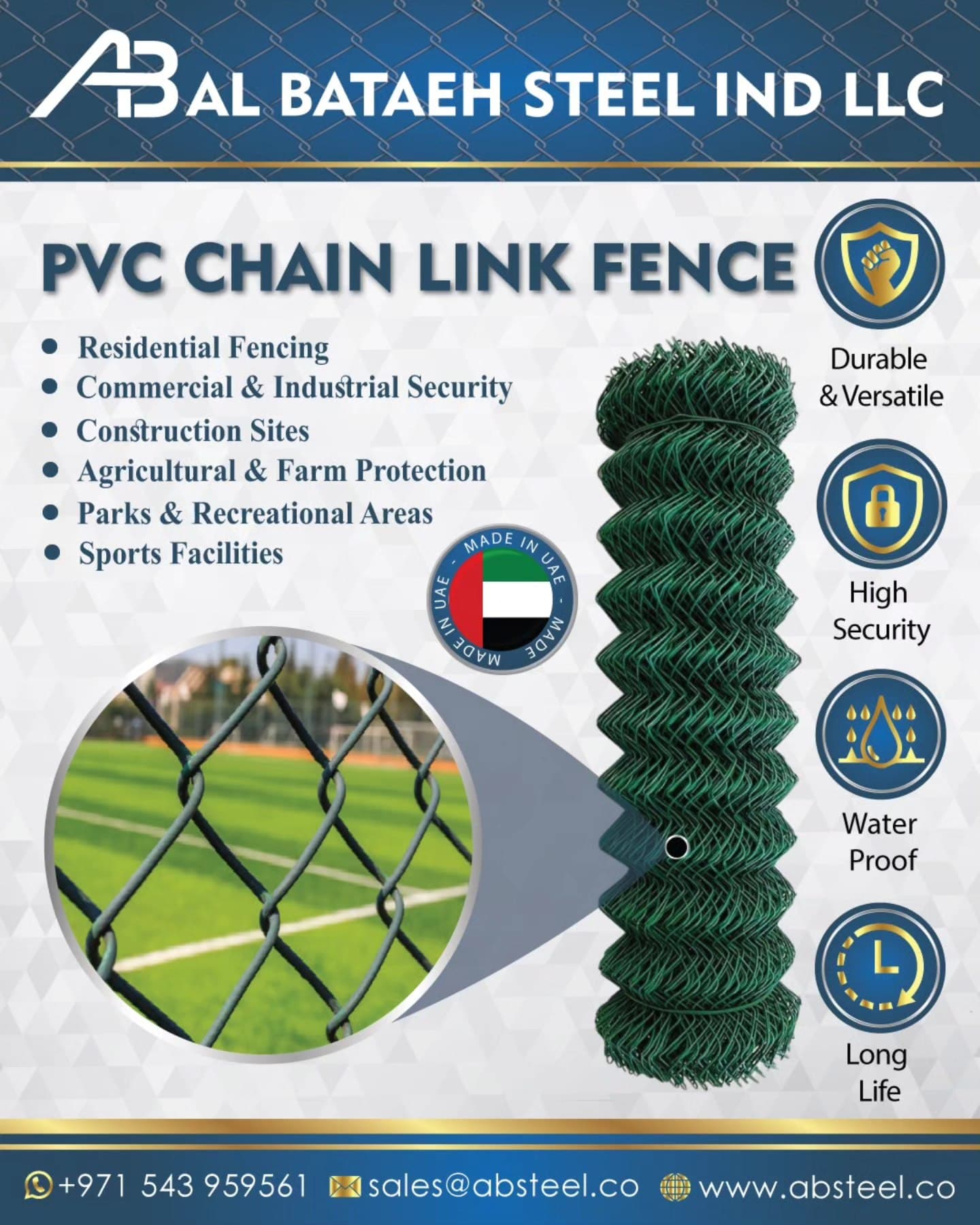 PVC Chainlink Fence