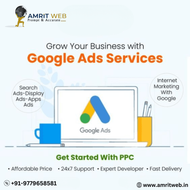 Best Google ads company in Mohali | Amrit Web