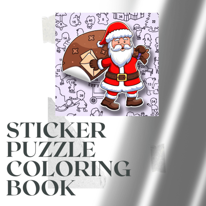 Sticker Puzzle - Coloring Book