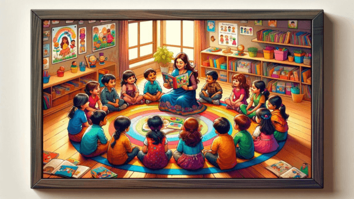 Developing a Love of Reading with Story Circles at Pune Preschools