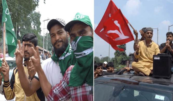 Will PDP or NC win? Workers of both parties are already at loggerheads over the possible outcome of 