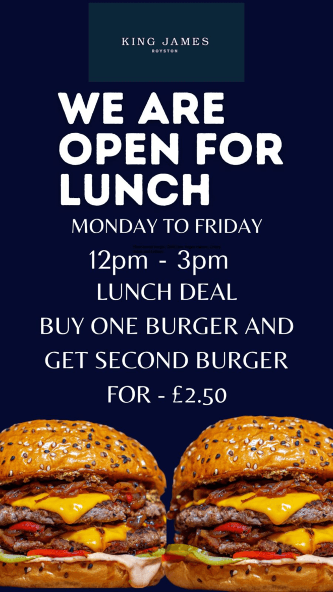 Lunch Deals in Royston 