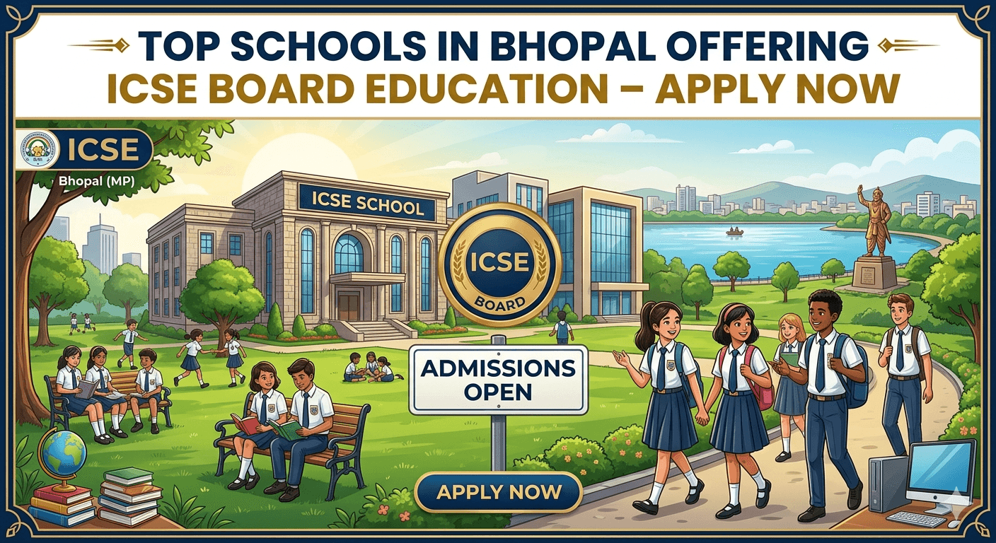 Top Schools in Bhopal Offering ICSE Board Education 
