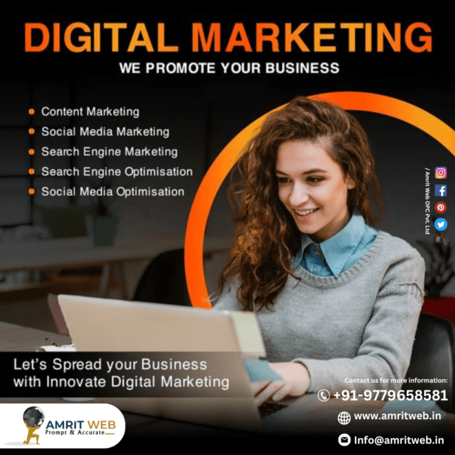 Best Digital Marketing Company in Mohali | Amrit Web
