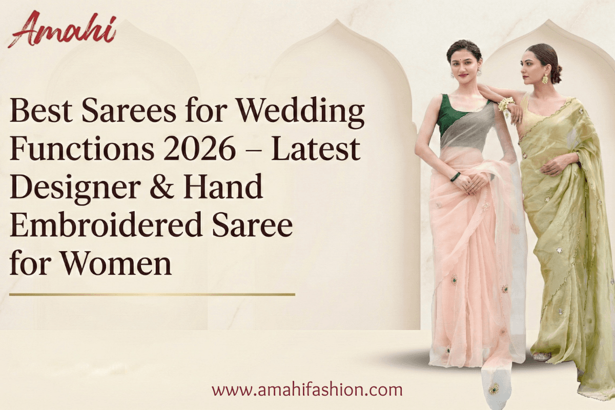Best Sarees for Wedding Functions 2026 
