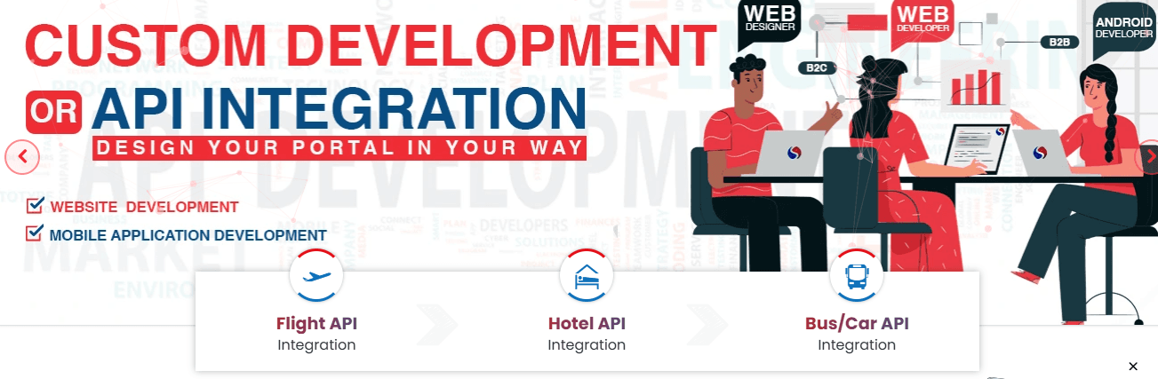 Searching for Online Travel Portal Development 
