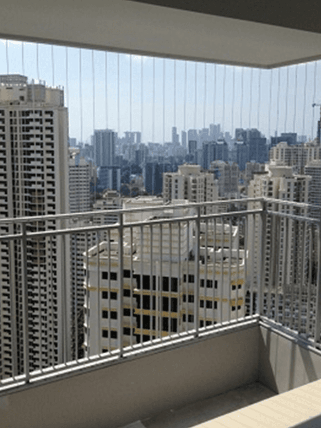 Balcony Invisible Grills Installation Services