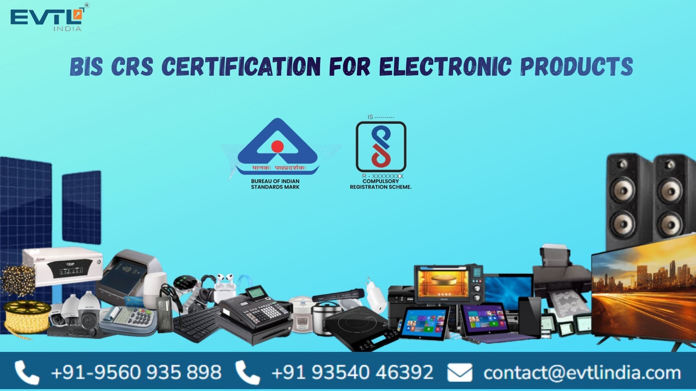 BIS Registration for Electronic Products in India