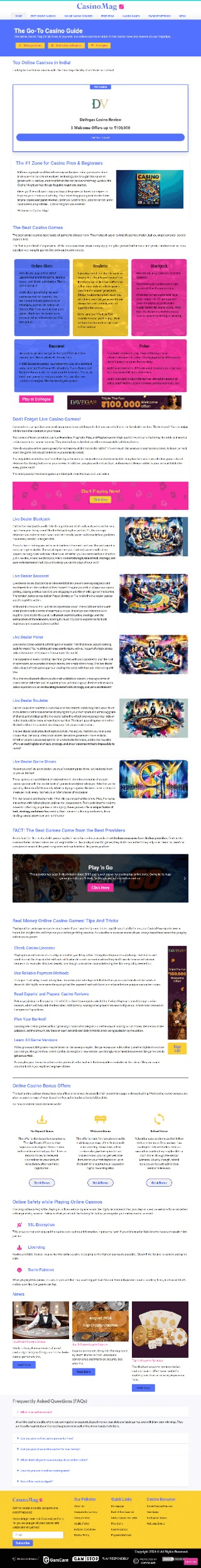 Exploring Online Casinos in India: A Thriving Digital Entertainment Hub