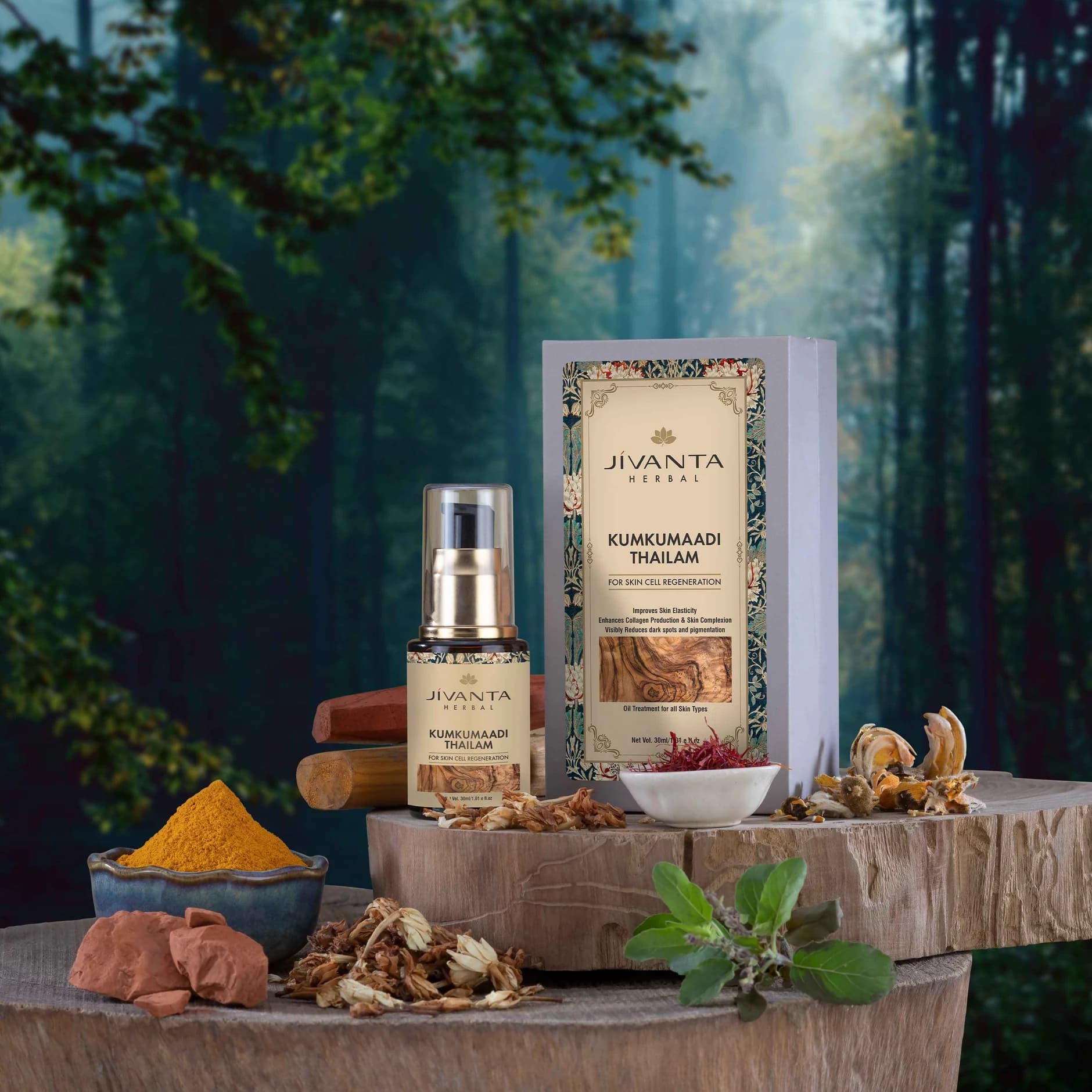 Discover the Magic of Jivanta Herbal Kumkumaadi Thailam