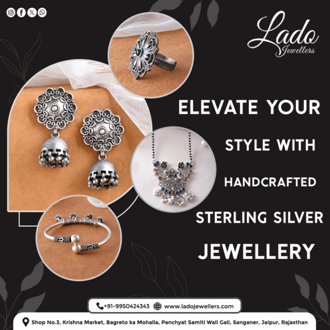Explore the Essence of Designer Silver Jewellery Online in Jaipur