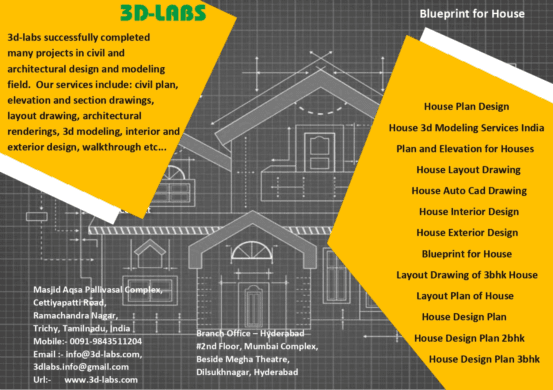 blueprint For house in london
