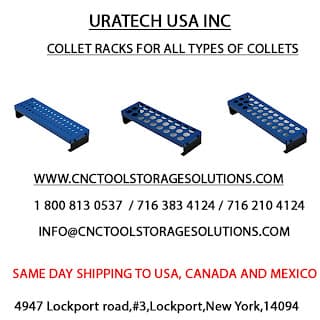 Uratech ER32 Collet Rack – Premium CNC Collet Organizer 