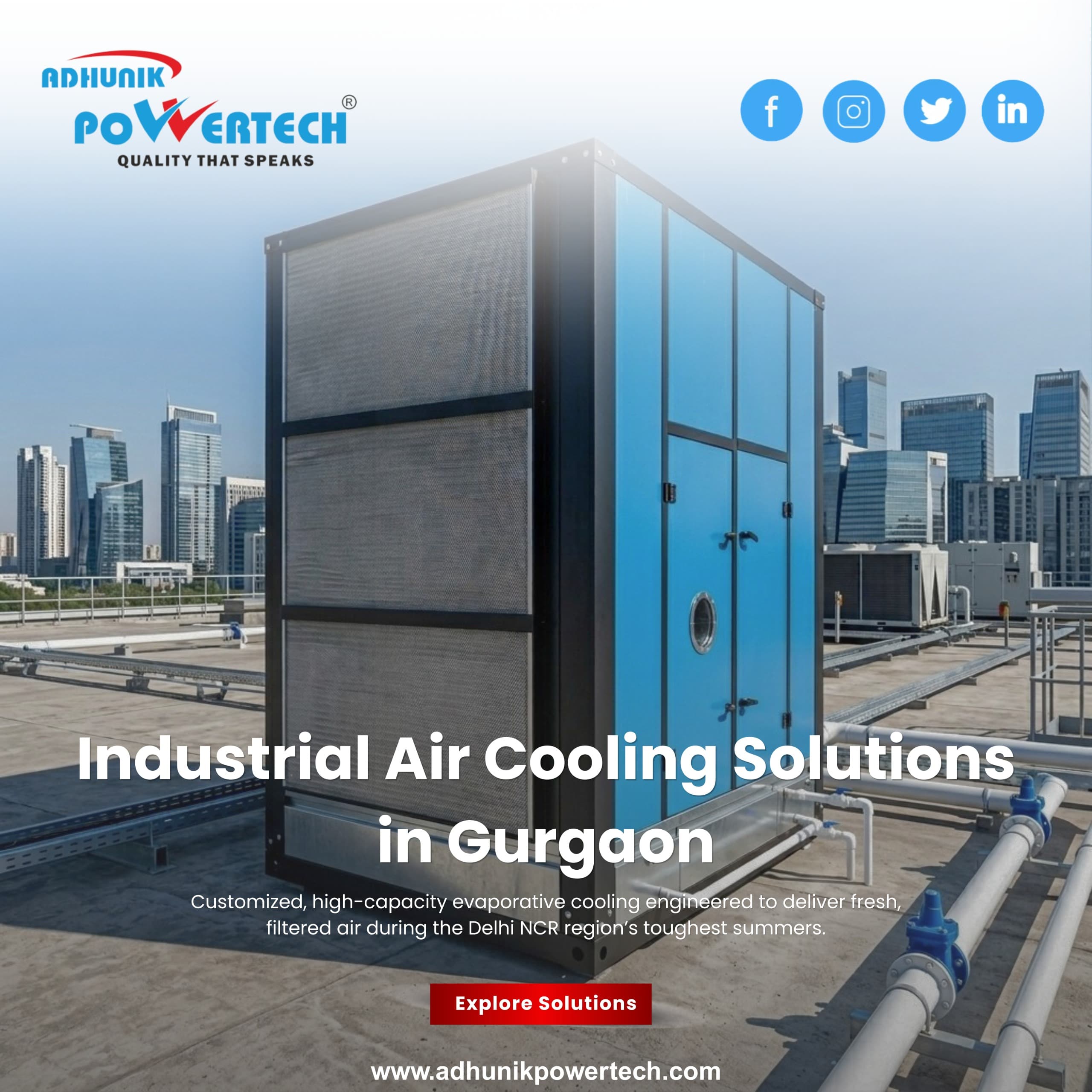 Industrial Air Cooling System in Gurgaon