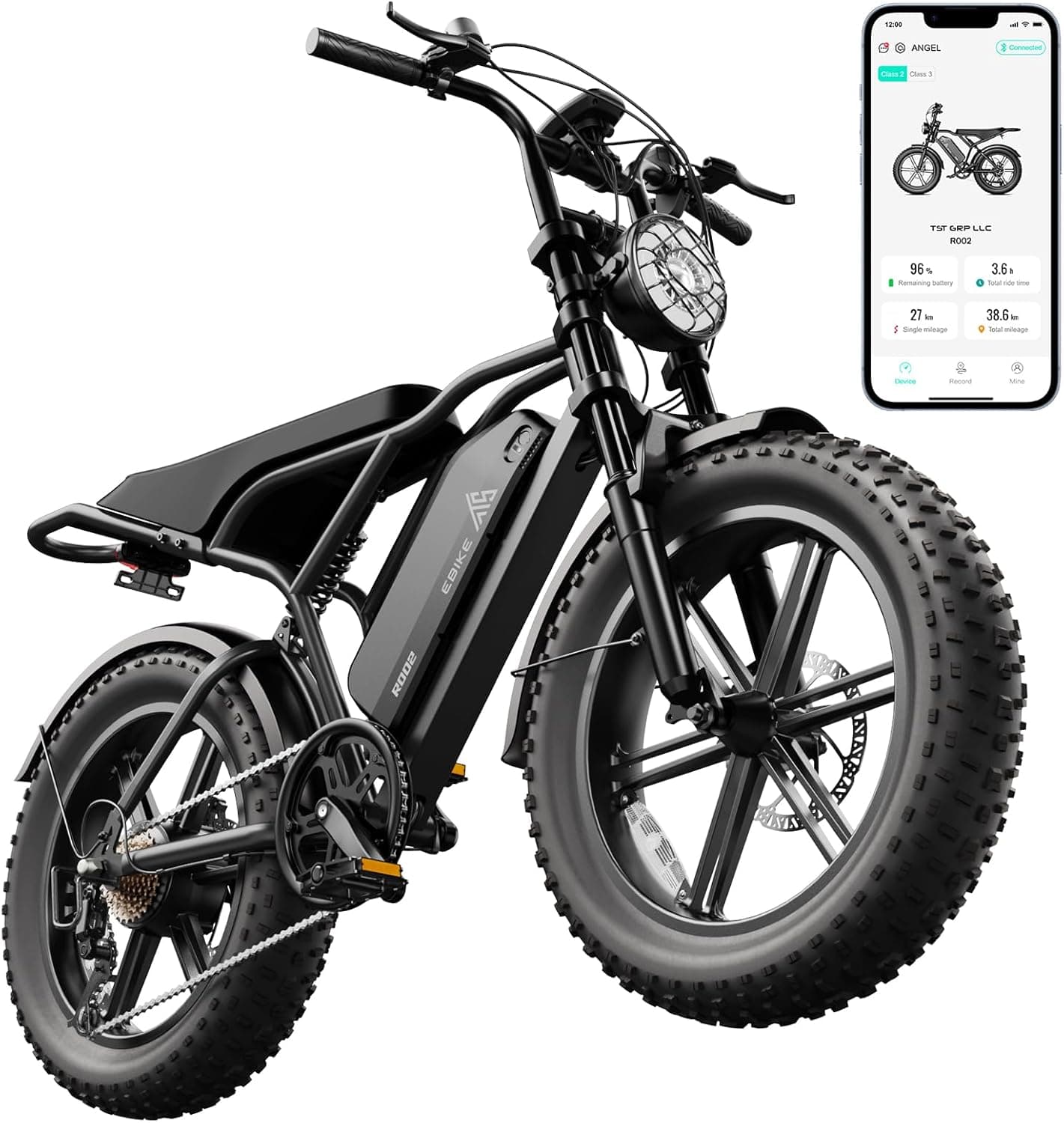 TST Electric Bike for Adults 1500W Peak 20"