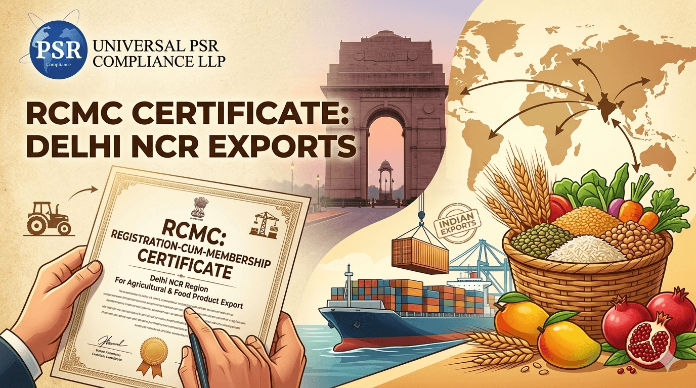 RCMC Certificate in Delhi NCR Simple Guide for Exporters 