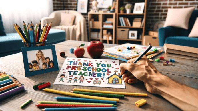 How to Write a Preschool Teacher a Thank-You Card