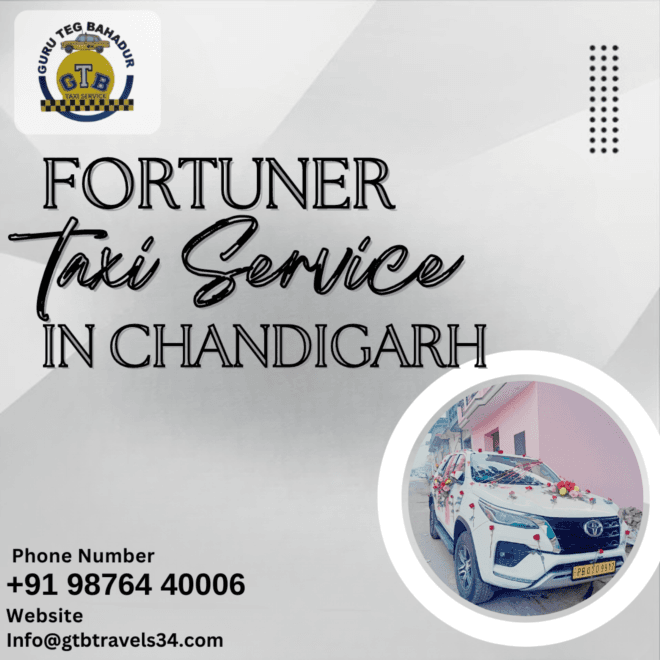 Taxi Service FORTUNER In Chandigarh