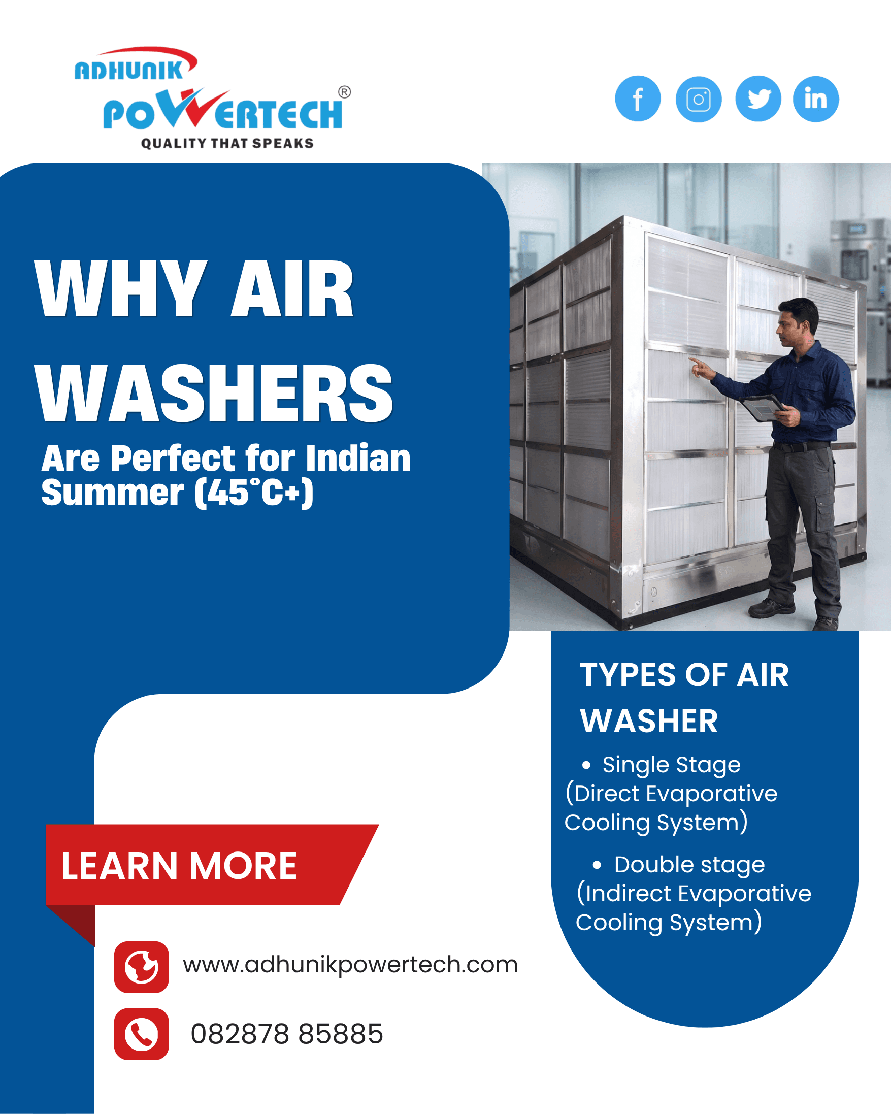 Why Air Washers Are Perfect for Indian Summer (45°C+)?