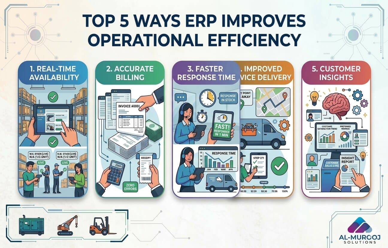 Top 5 ERP Benefits for Customer Experience in Rentals