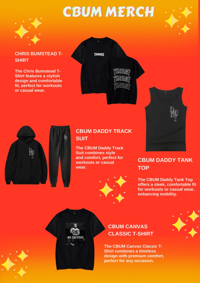 Cbum Fitness Merch Collection