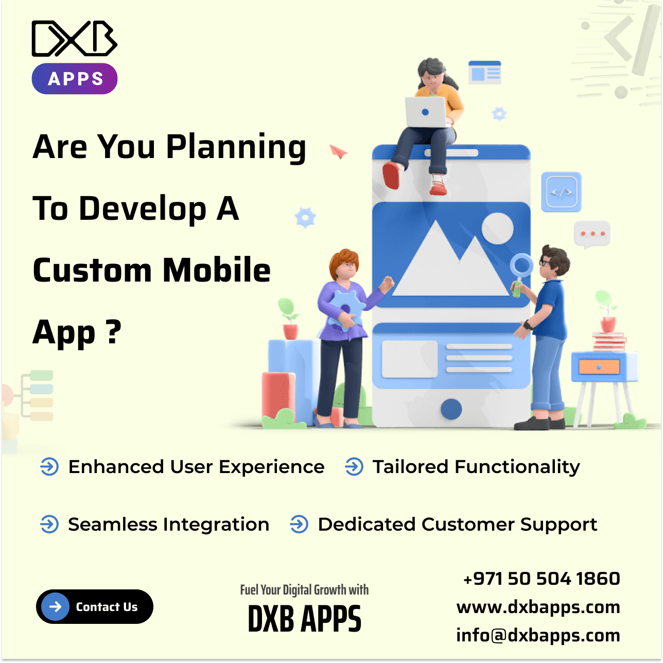 DXB APPS – Your Go-To Mobile App Development Company Dubai