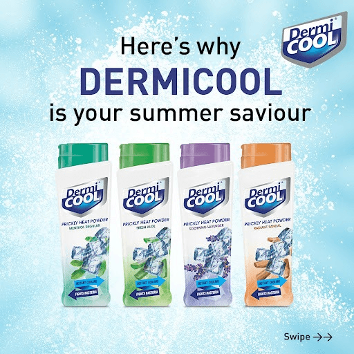DermiCool Prickly Heat Powder: Guard Your Skin from Chapping
