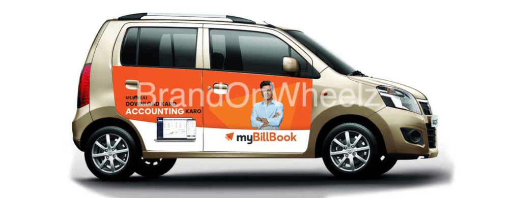 Car wrap advertising