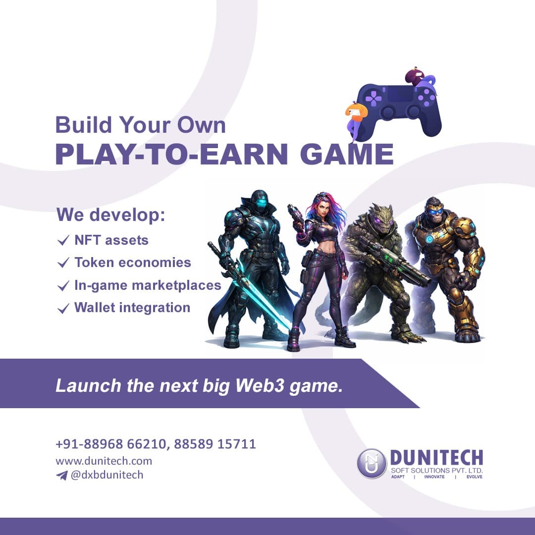 Top Play-to-Earn Games Development Company in India