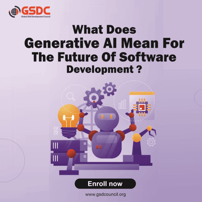 What does generative AI mean for the future of software development Certification?