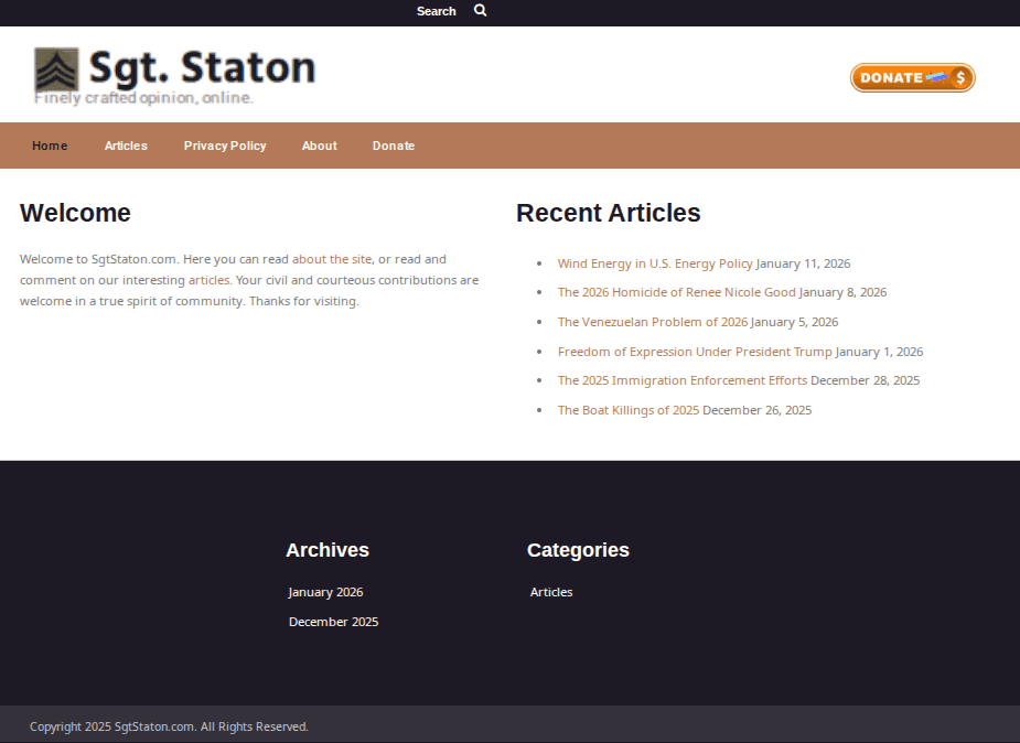 Sgt Staton
