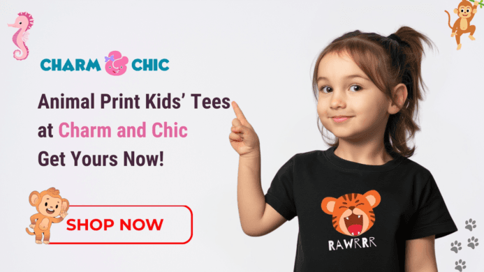 Unleash the Fun with Animal Print T-Shirts for Kids  